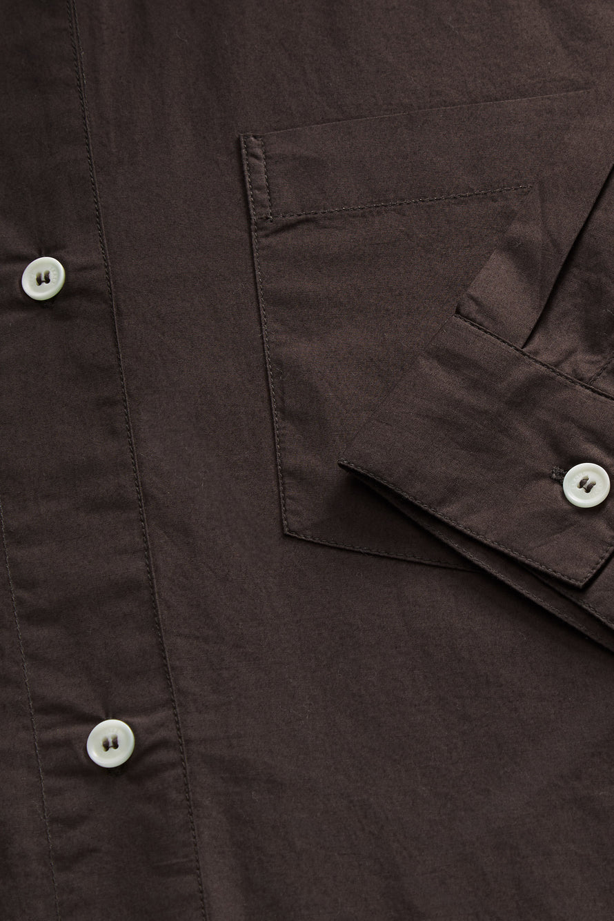 Edgar Shirt Dark Brown