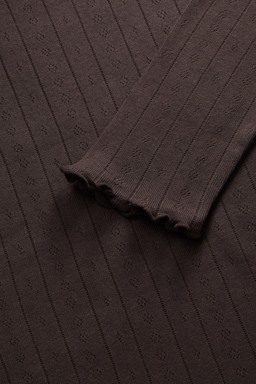 Edie Blouse Dark Brown