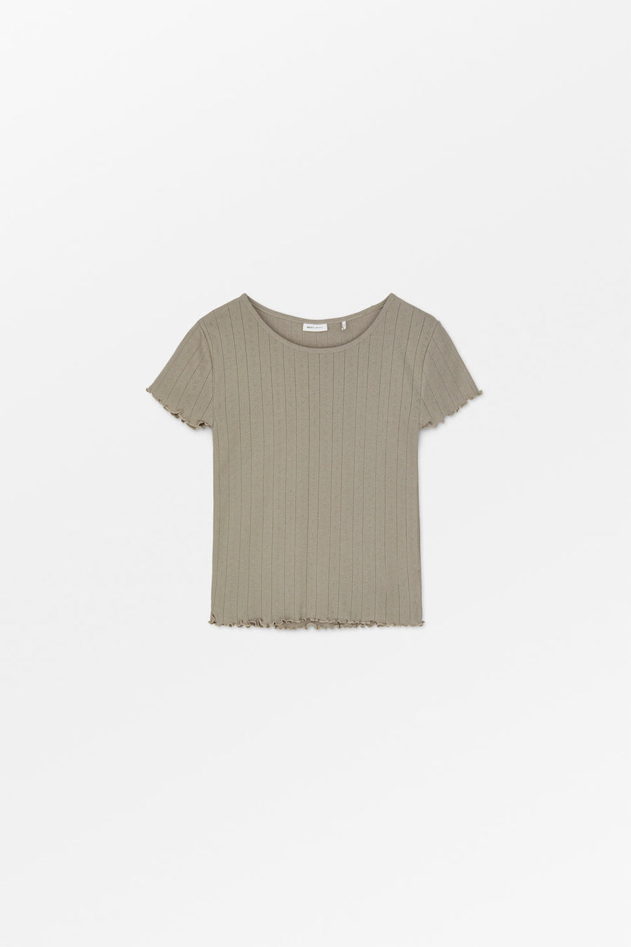 Edie Cap Sleeve Tee Stone Moss