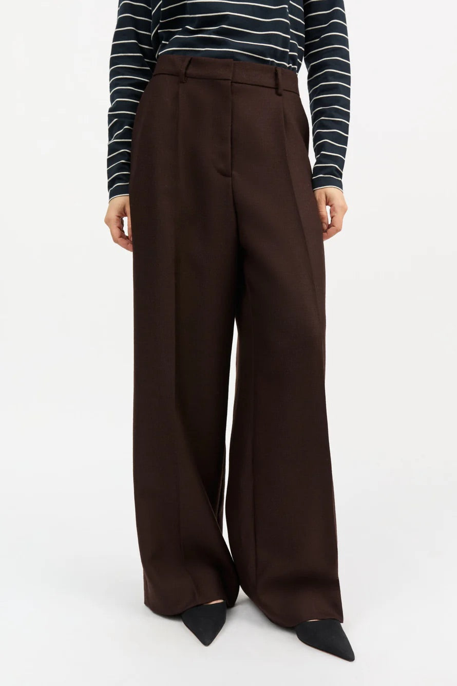 Emmerson Trousers Dark Brown