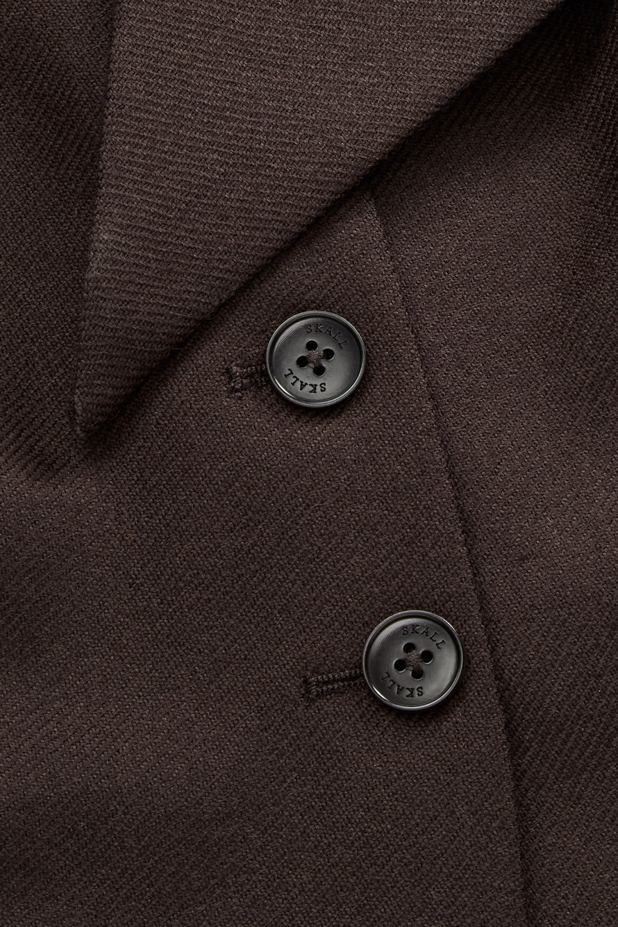 Erin Waistcoat Dark Brown