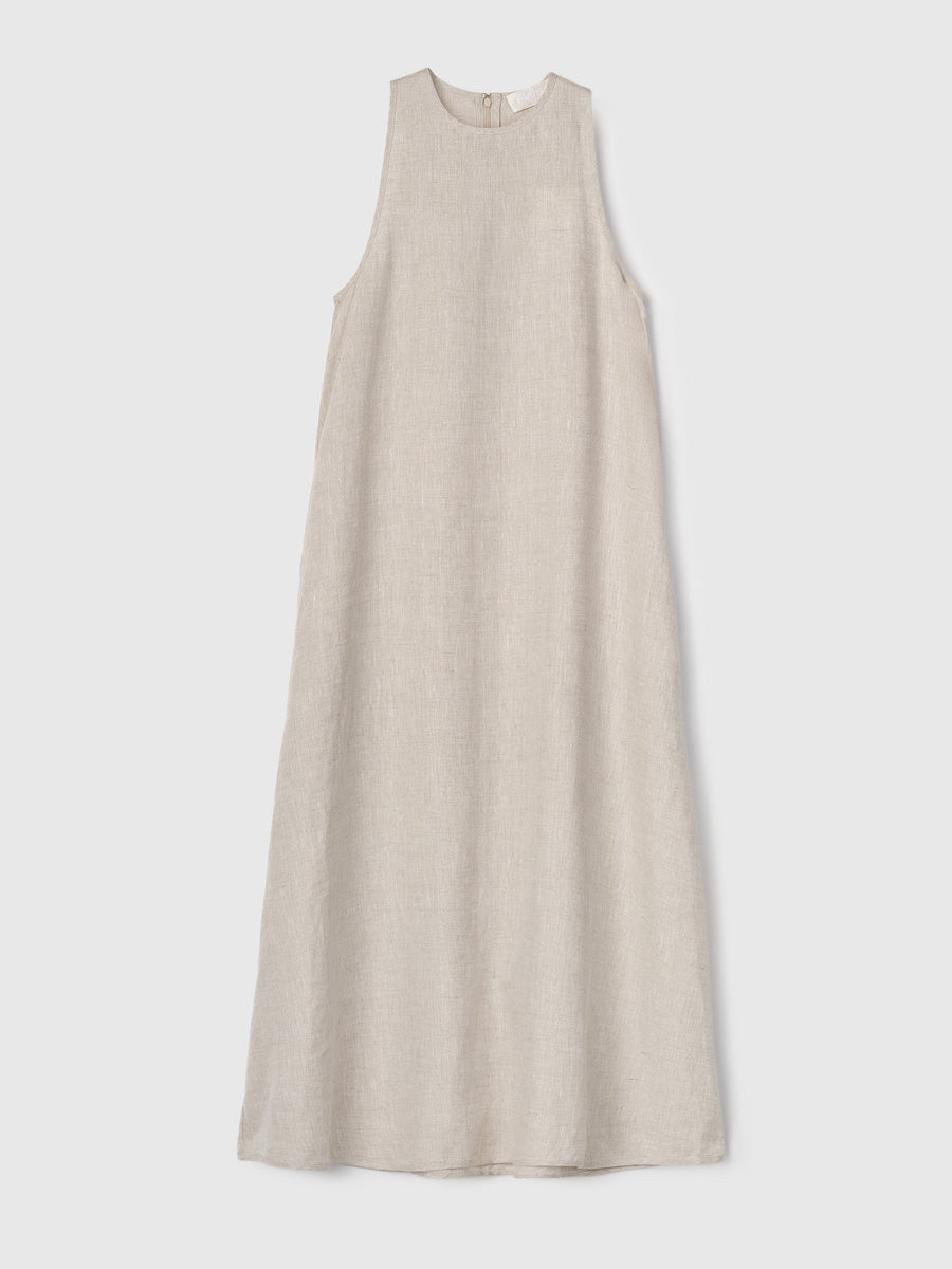 Esplanade Linen Maxi Dress Natural Linen