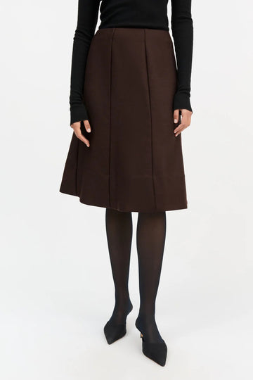 Eva Skirt Dark Brown