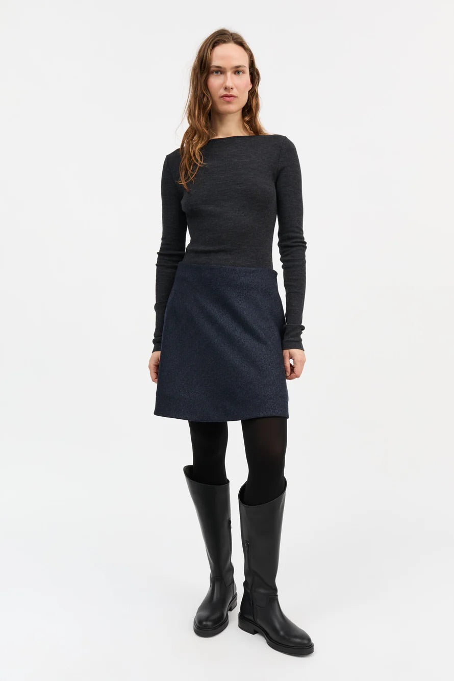 Fifi Skirt Navy Black
