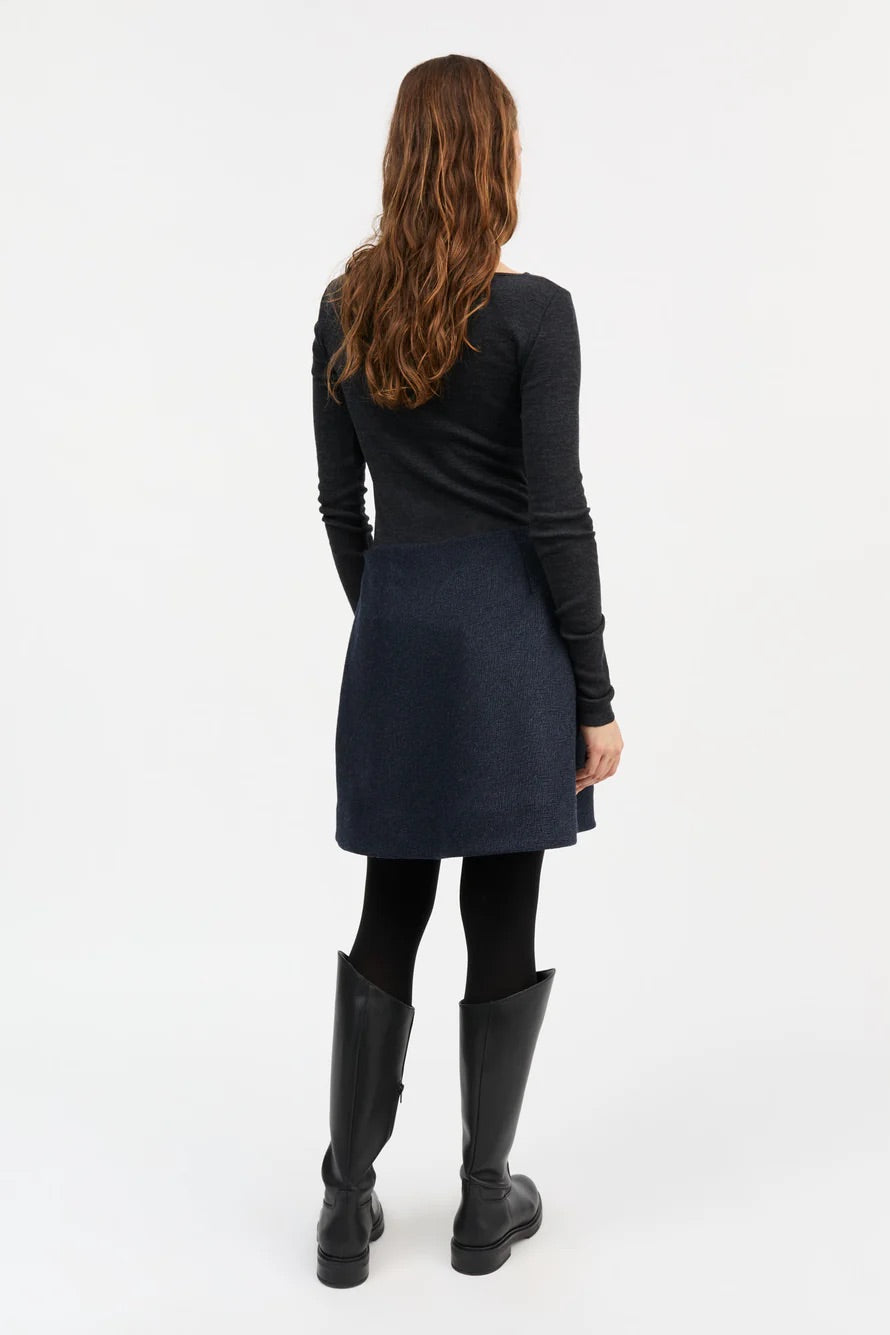 Fifi Skirt Navy Black