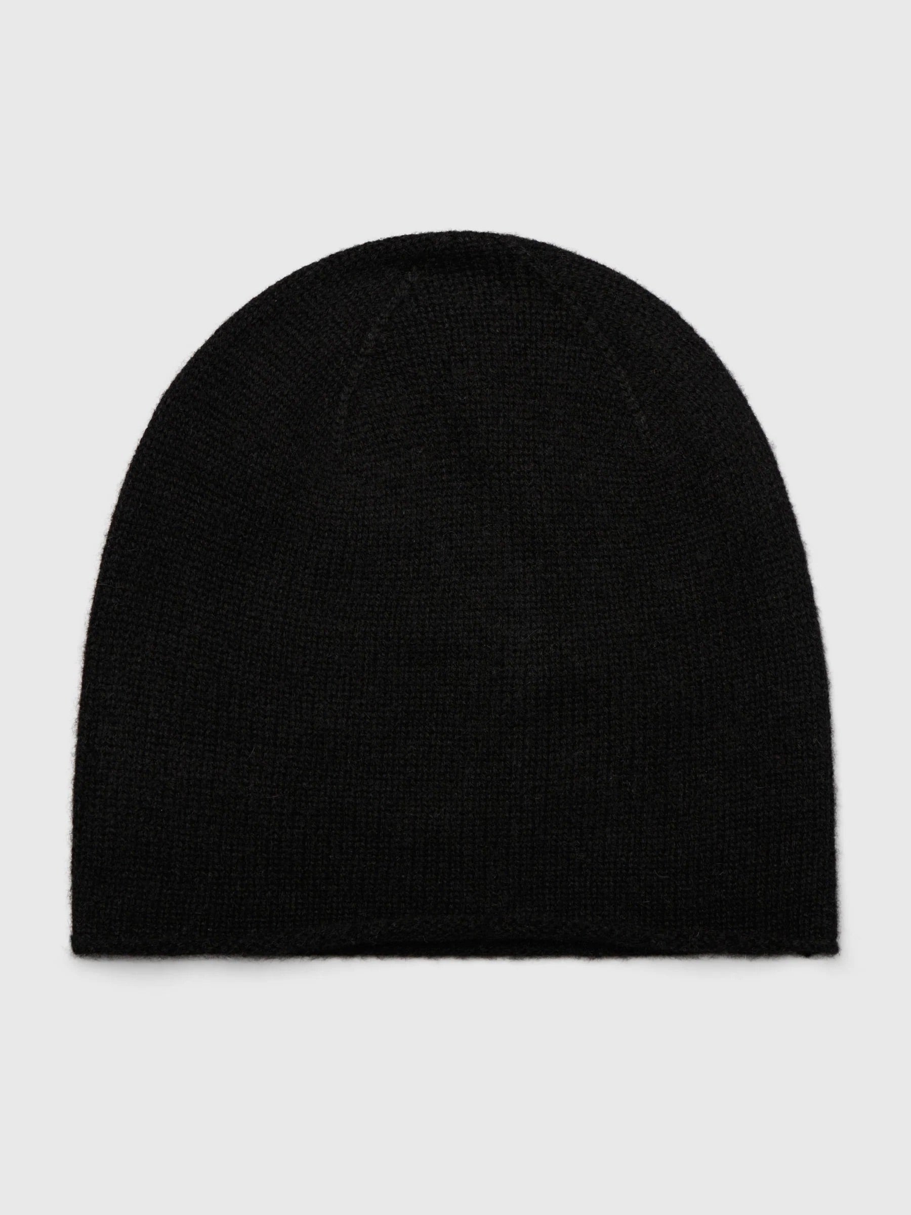Classic Cashmere Beanie - Jet Black