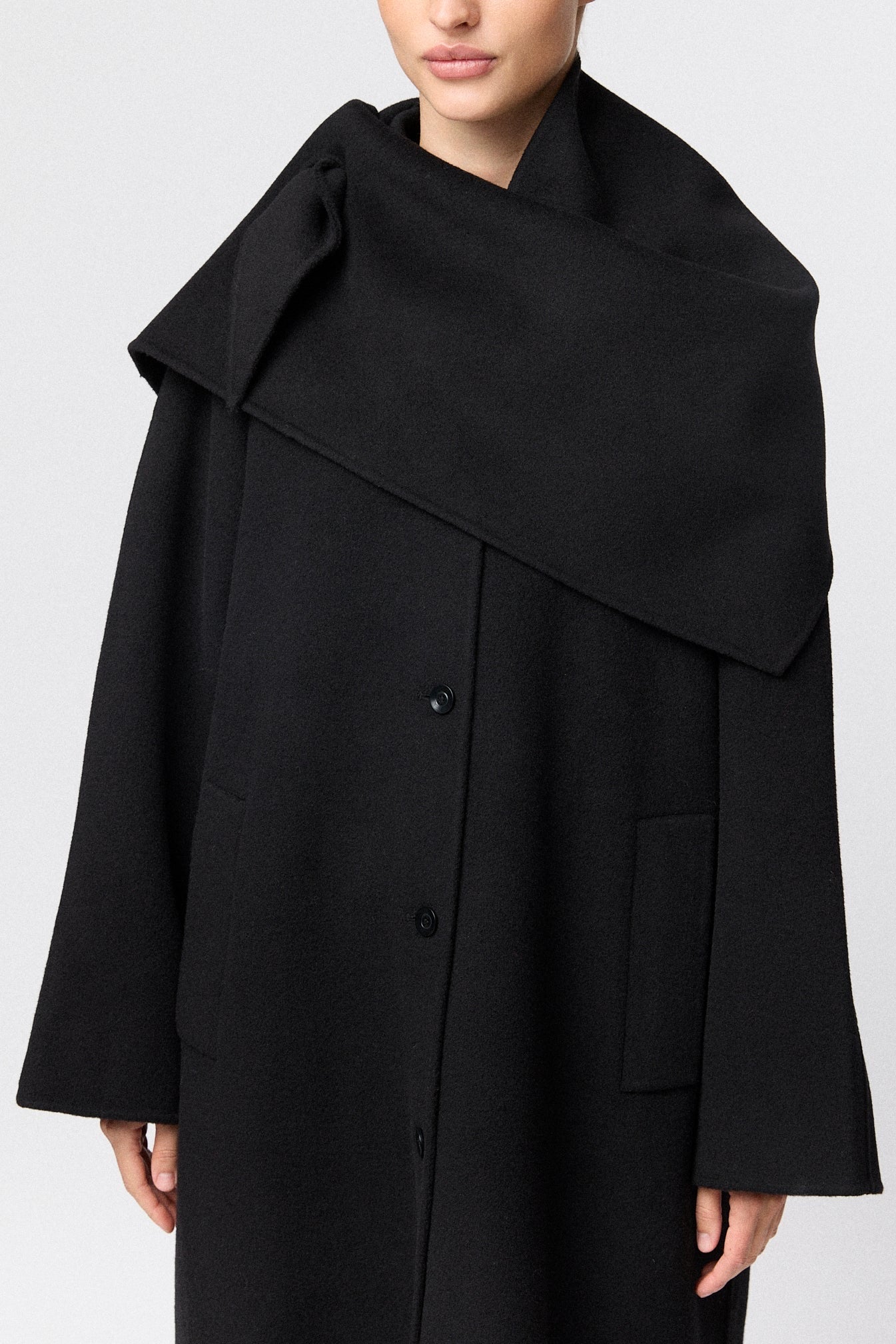 Double Rider Scarf - Jet Black