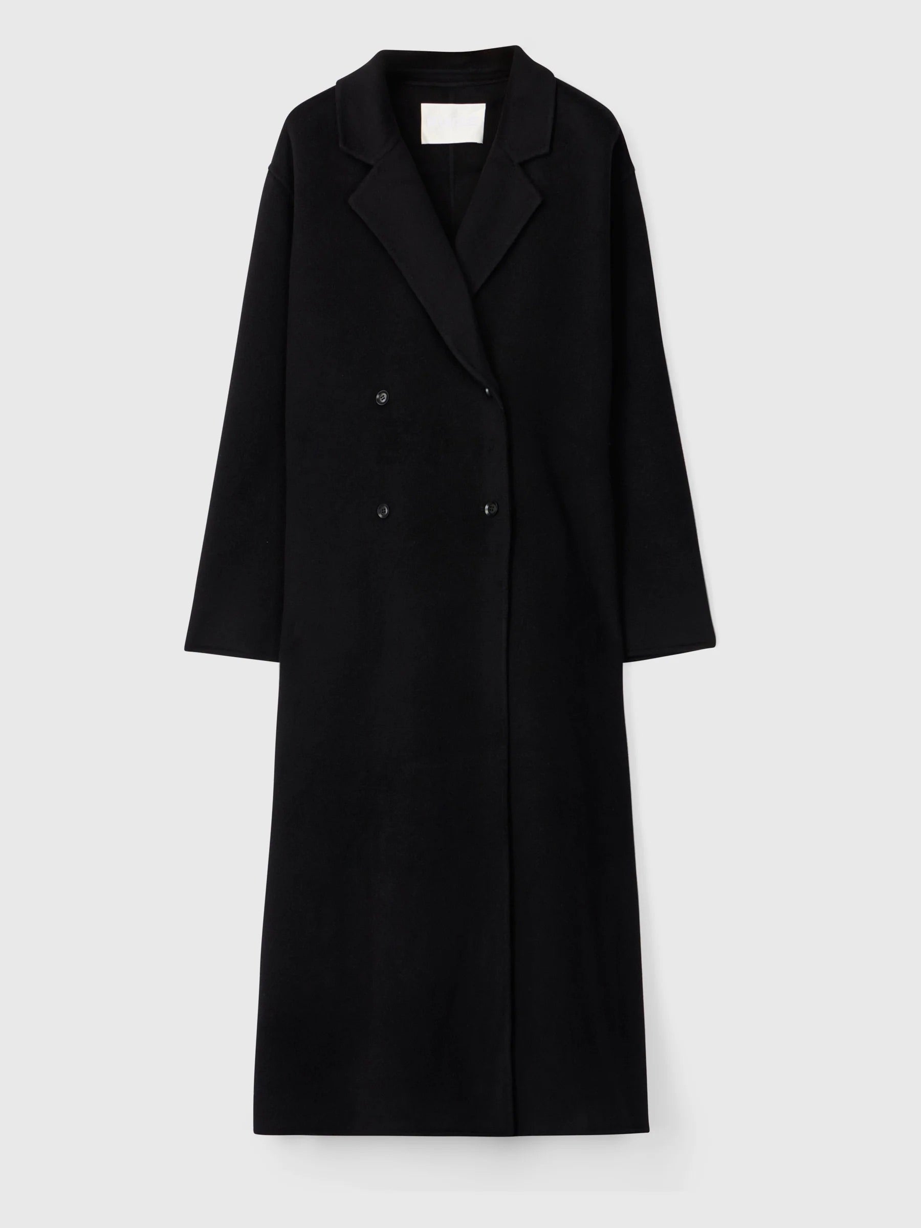 Doublé Wool Lounge Coat - Jet Black