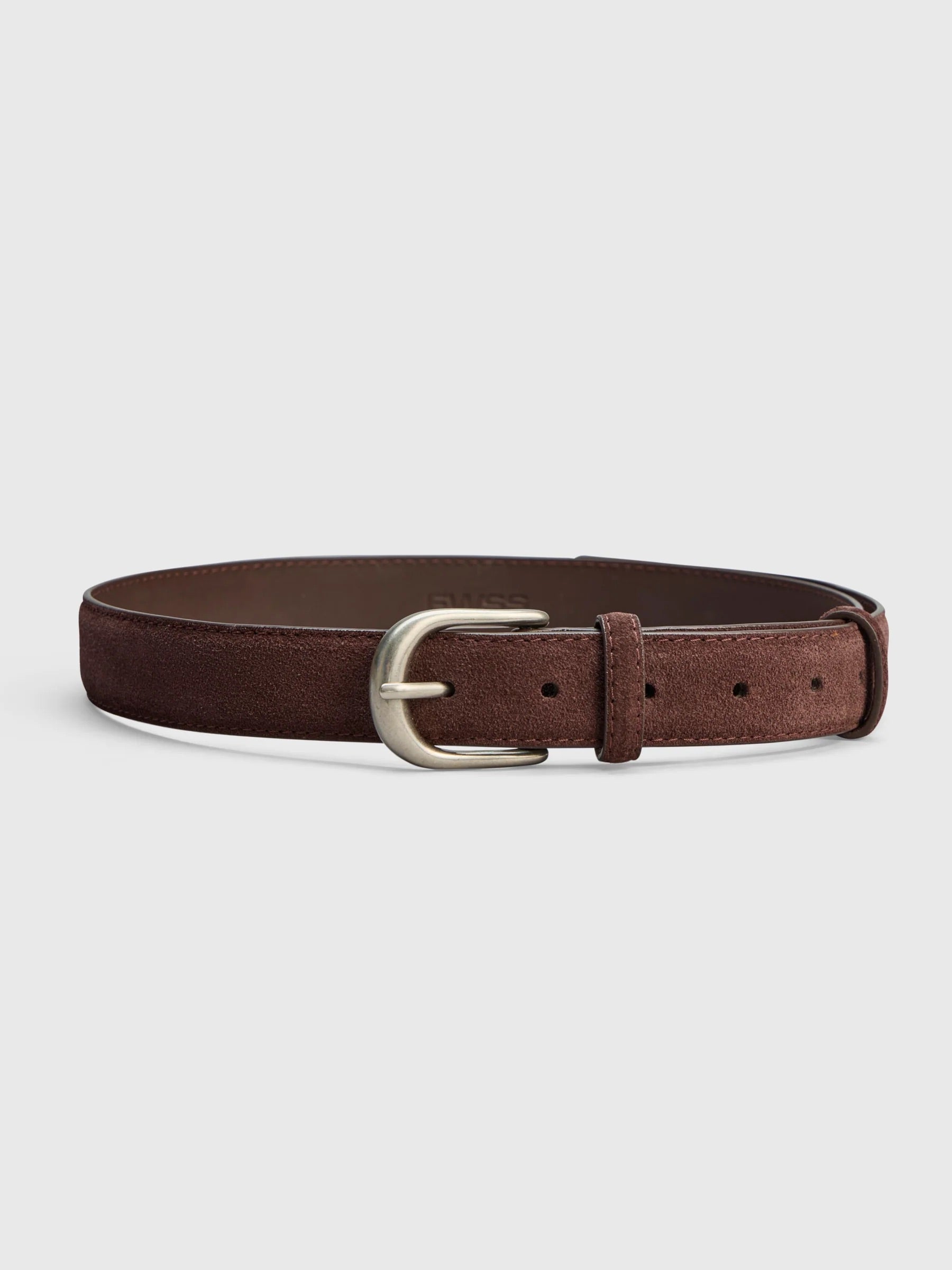 Everyday Suede Belt - Chocolate