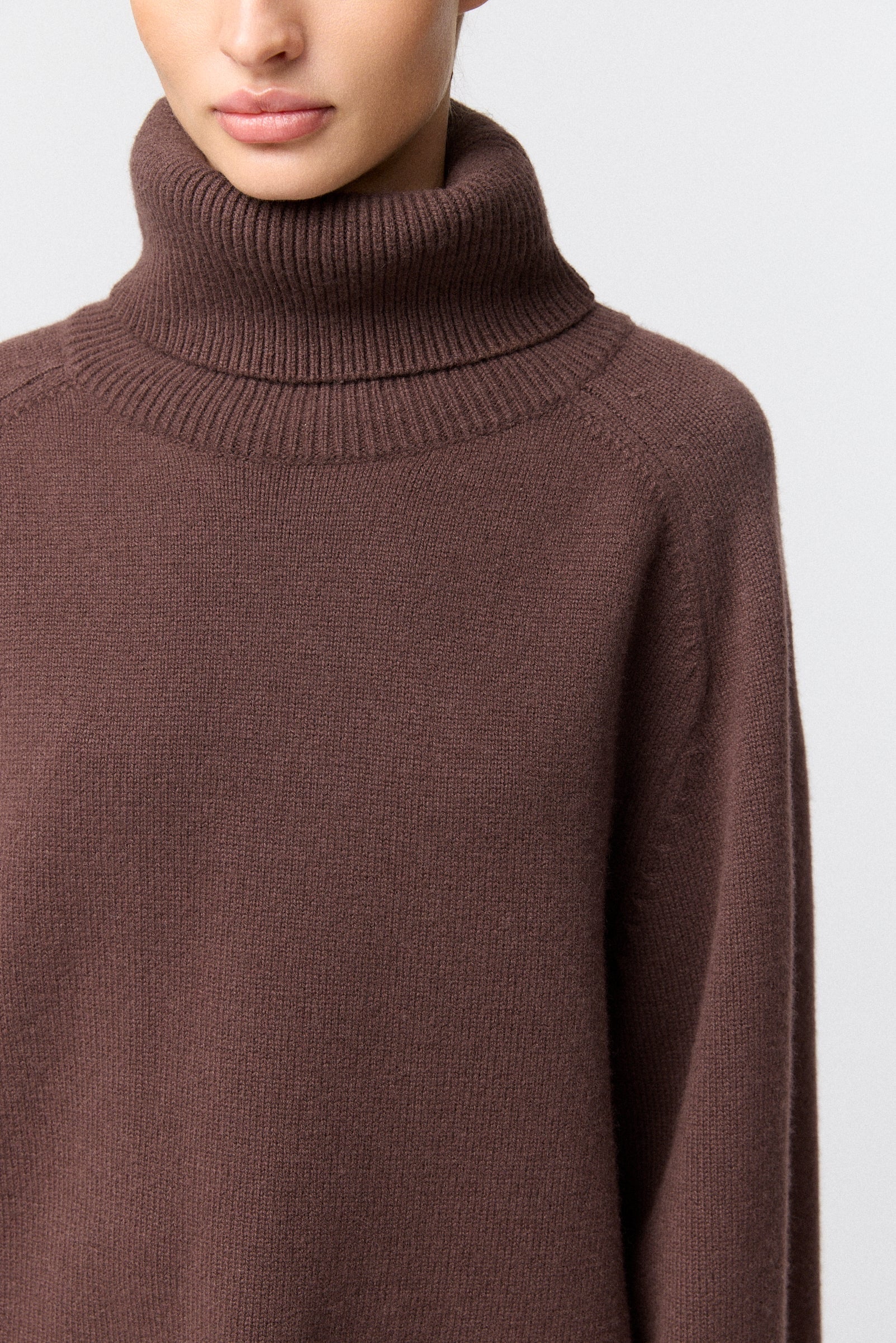 Issa Turtleneck Sweater - Dark Olive