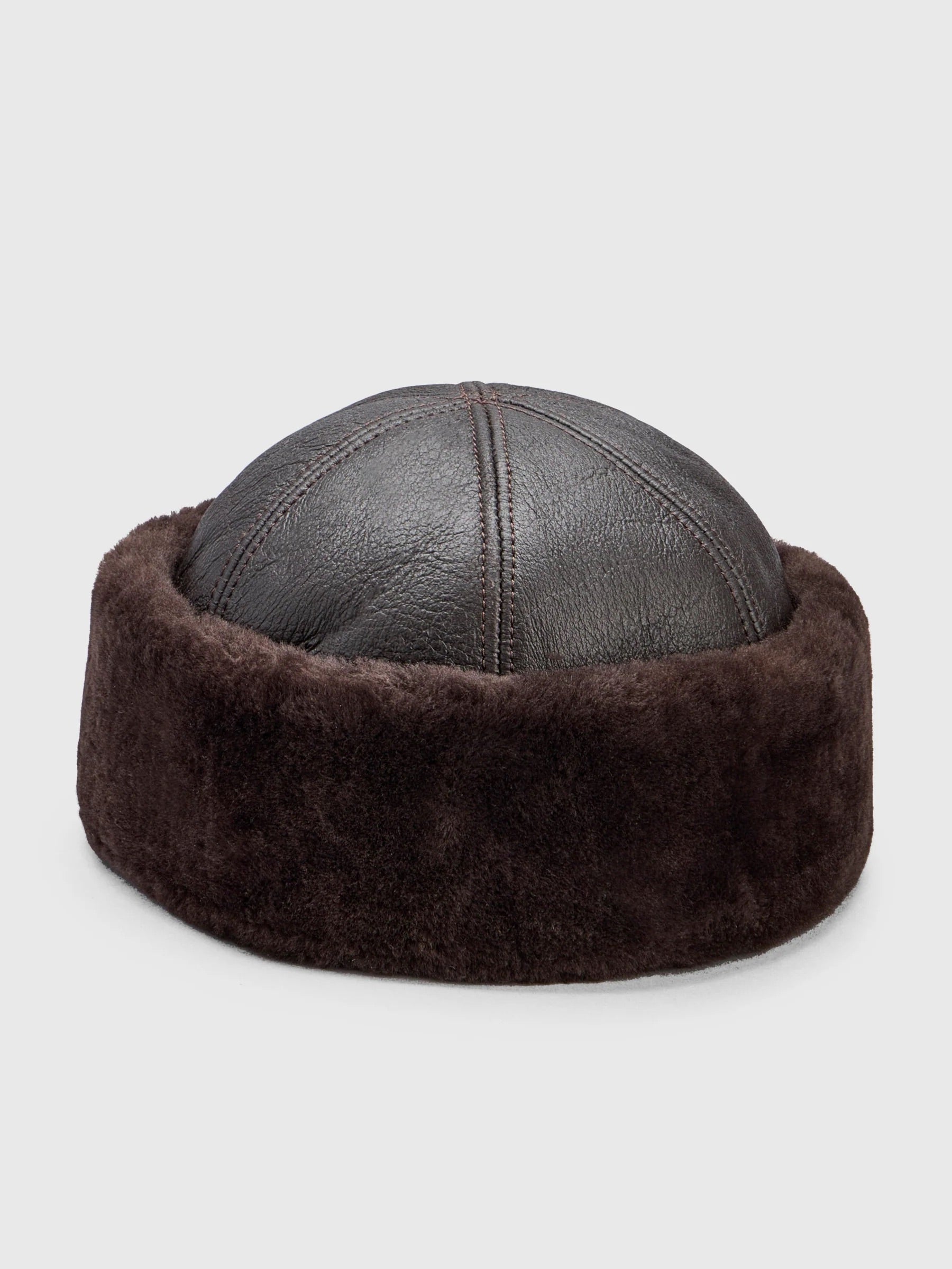 Oslo Shearling Hat - Chocolate