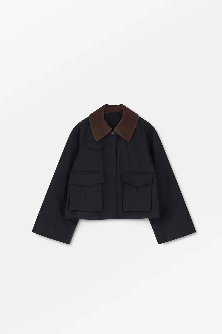 Gaby City Jacket Black/Brown