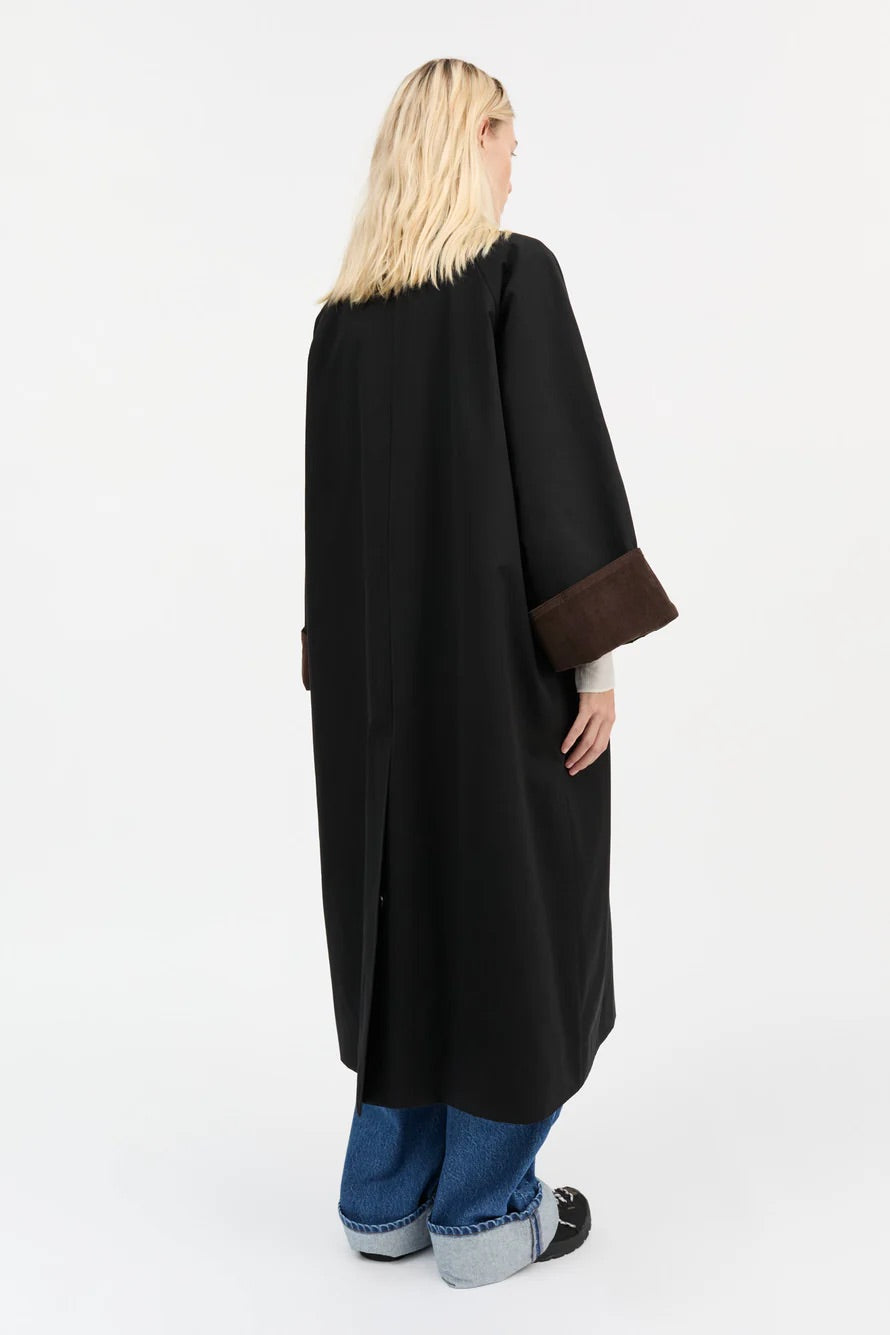 Gaby Coat Black/Brown