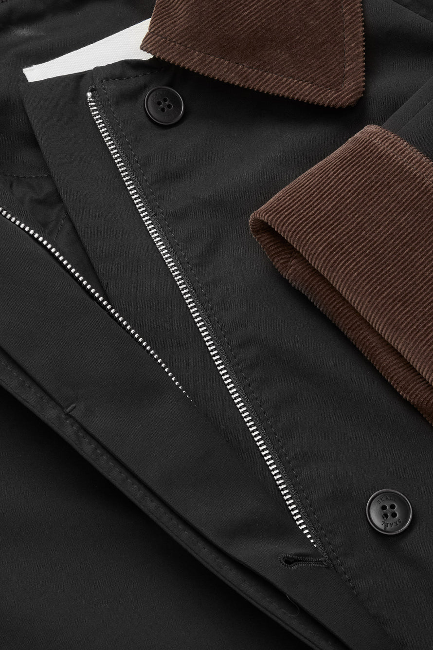 Gaby Coat Black/Brown