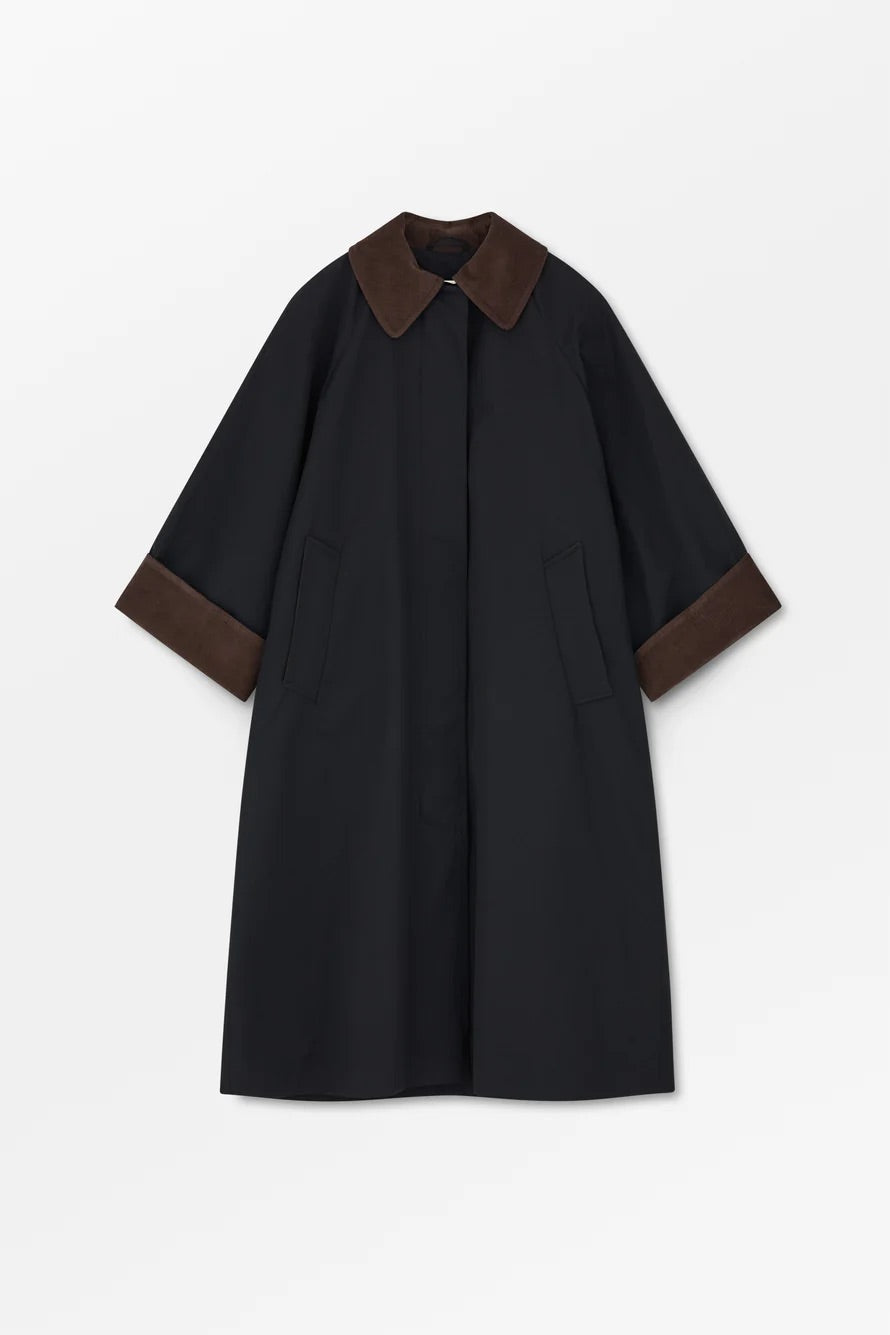 Gaby Coat Black/Brown