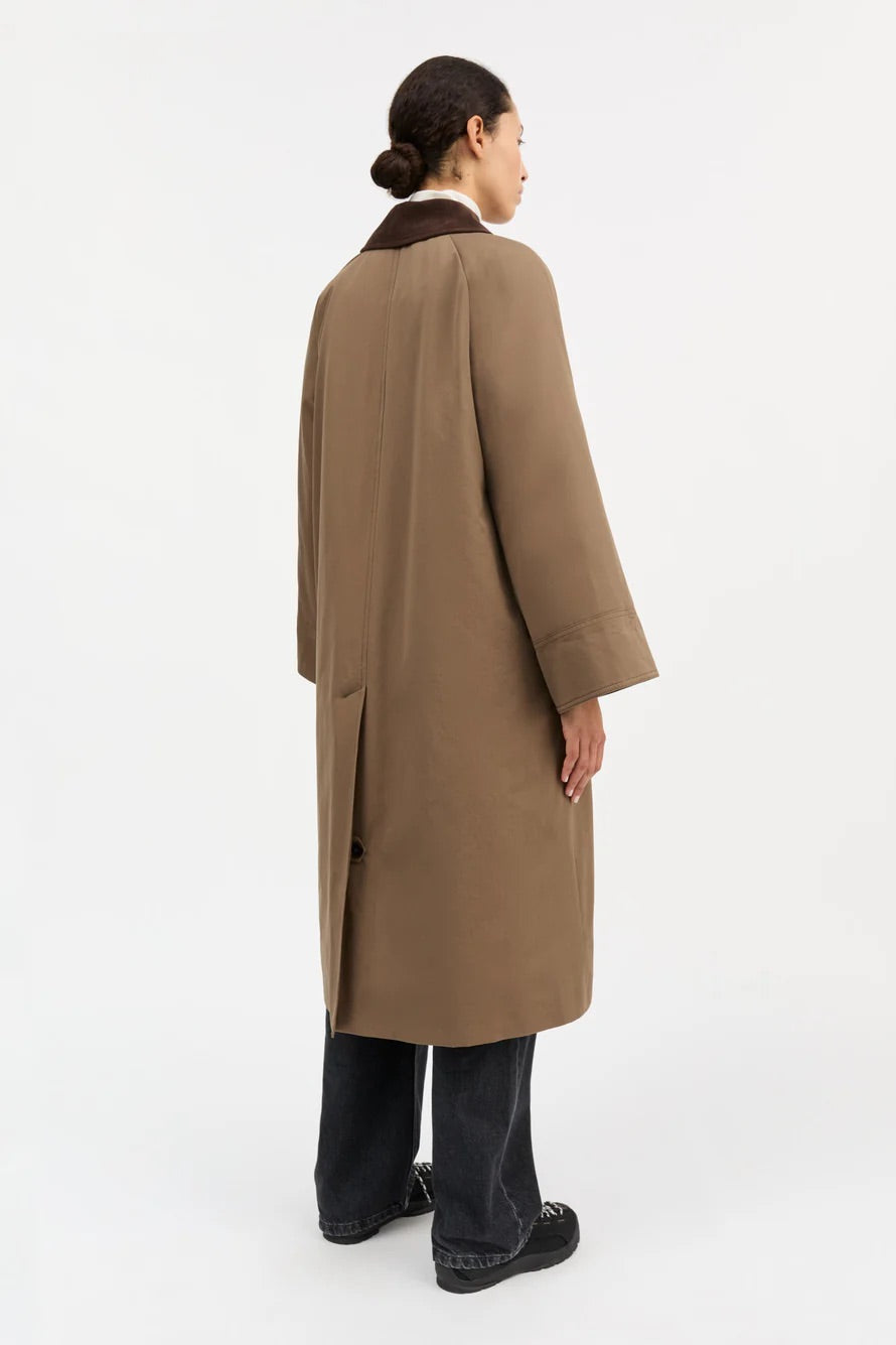 Gaby Coat Taupe Brown