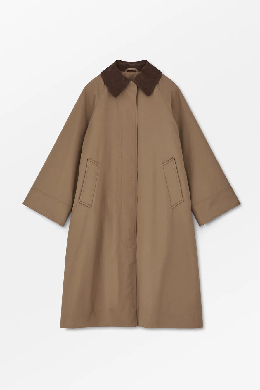 Gaby Coat Taupe Brown