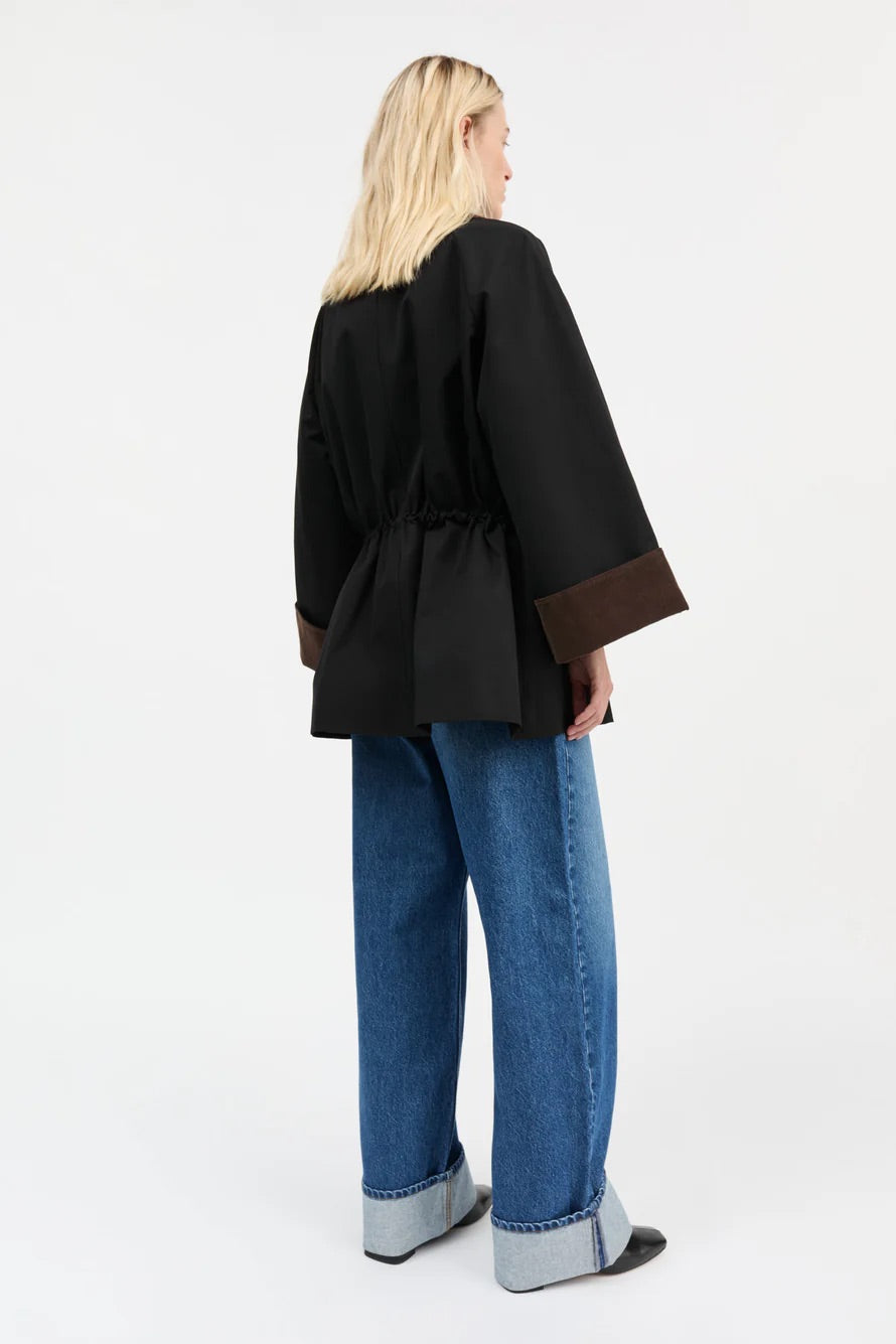 Gaby Jacket Black/Brown
