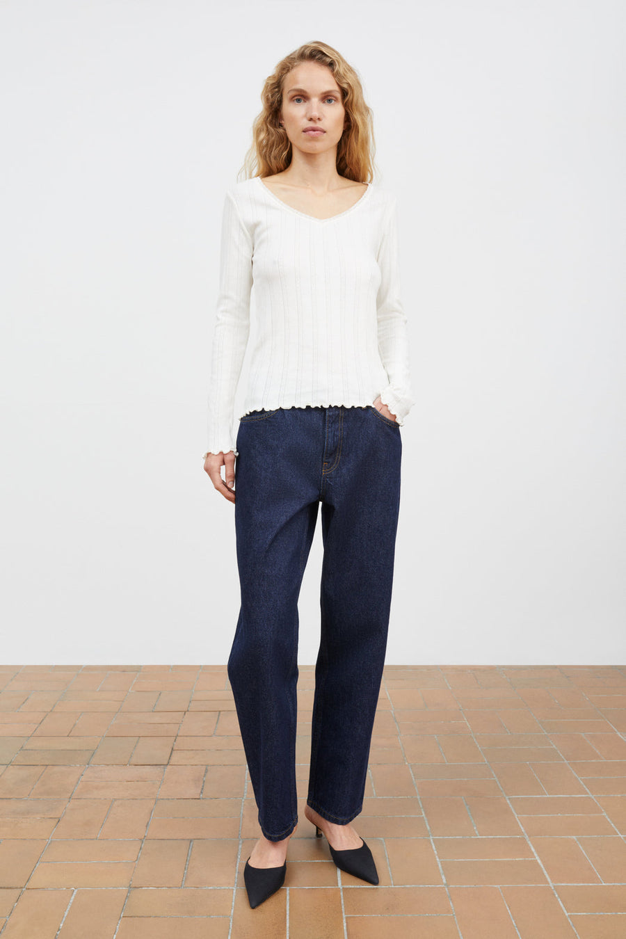 June V Blouse Ecru