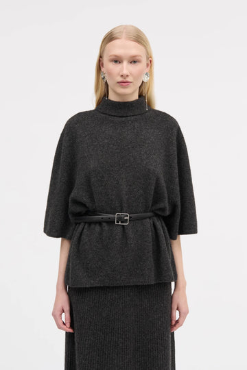 Kolly Yak Sweater Dark Grey Melange