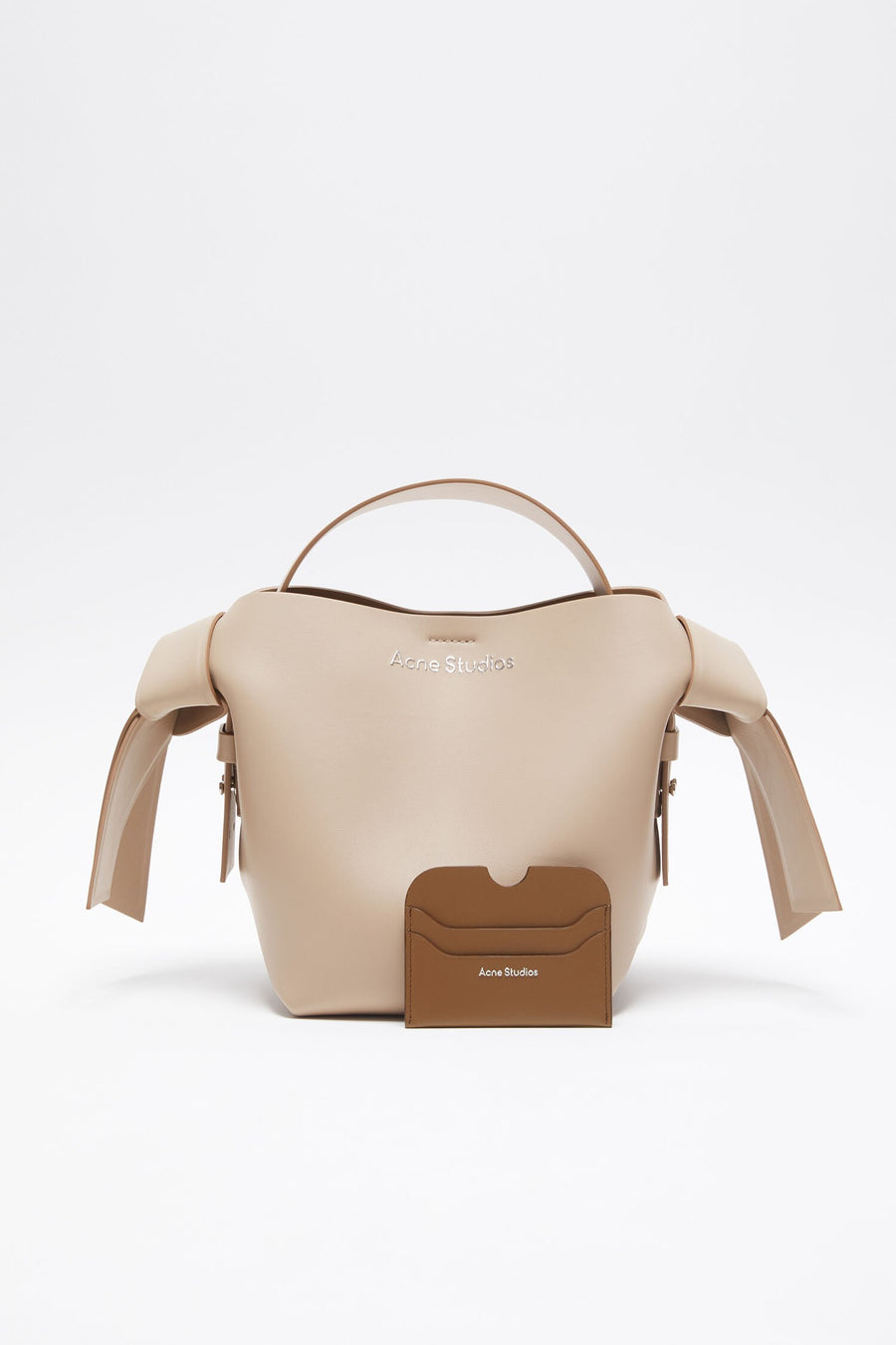 Leather Card Holder Camel Brown