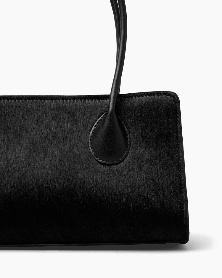 The Lou Bag - Black Calfhair