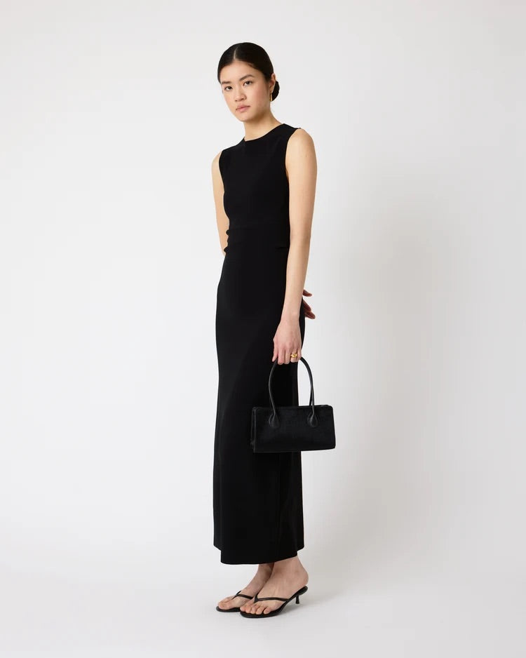 The Lou Bag - Black Calfhair