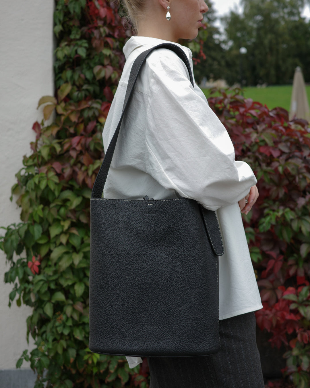 The Norma Bag - Black Grosgrain