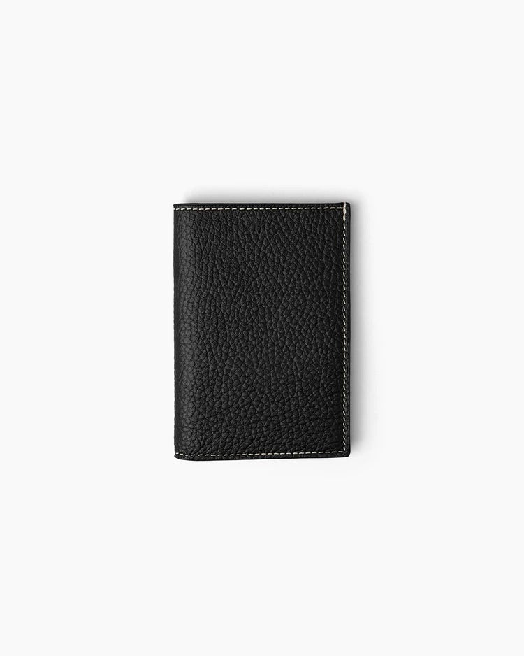 The Romy Passport Cover - Black Grosgrain