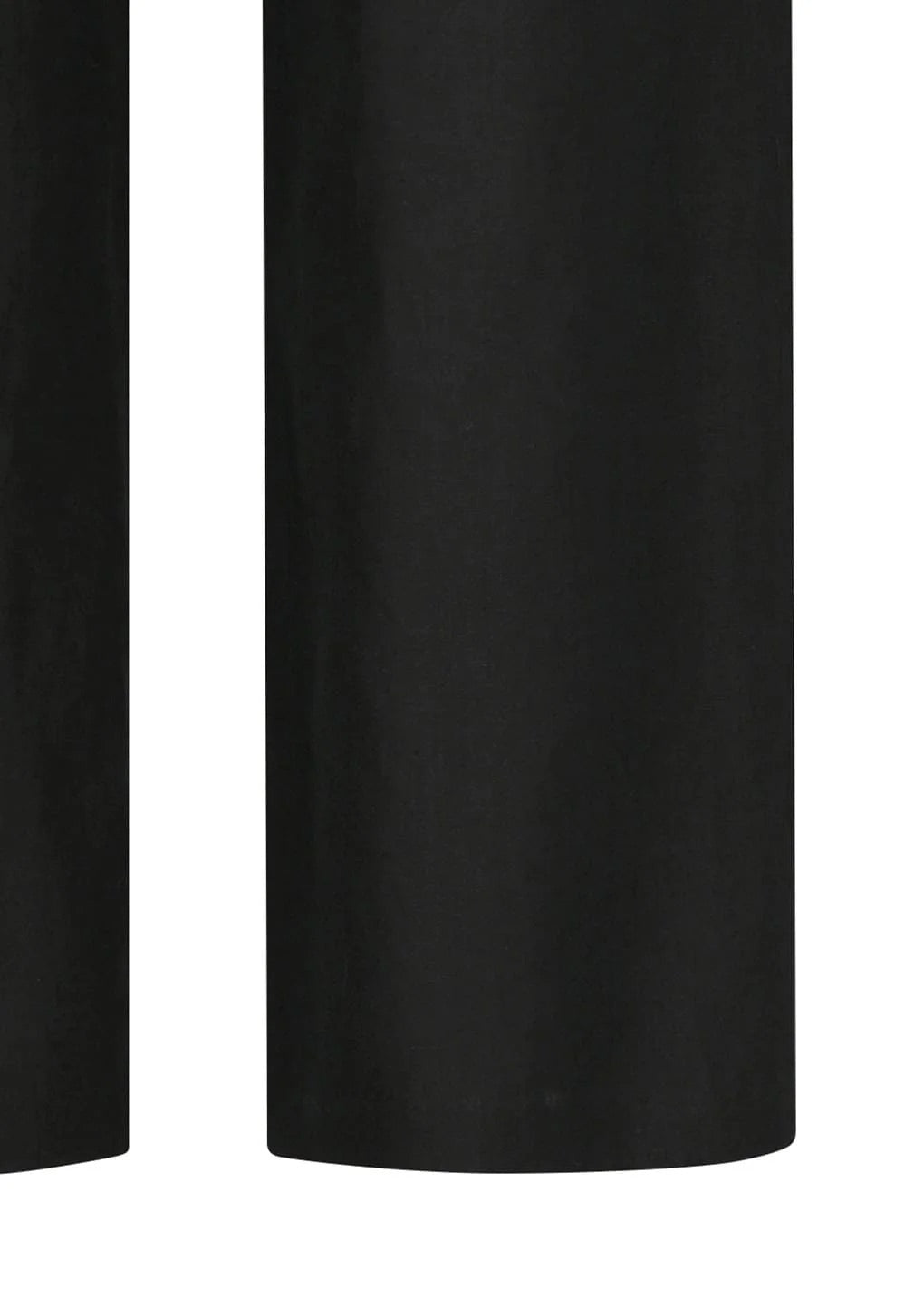Linen Banding Pants - Black