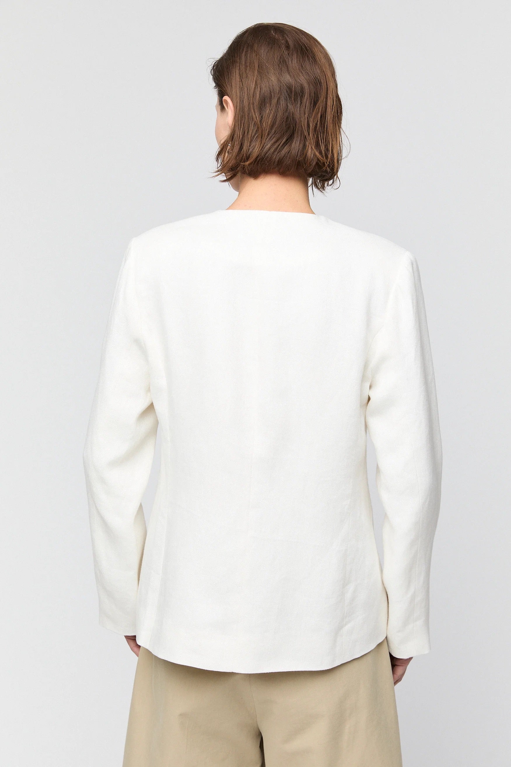 Linen Noir Blazer - Off White