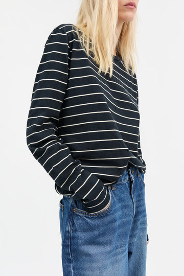 Loui Blouse Navy/White