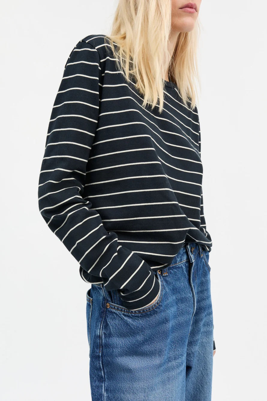 Loui Blouse Navy/White