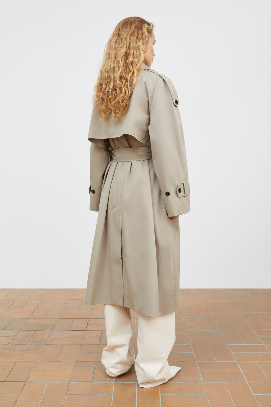 Mahsa Trenchcoat Stone Moss