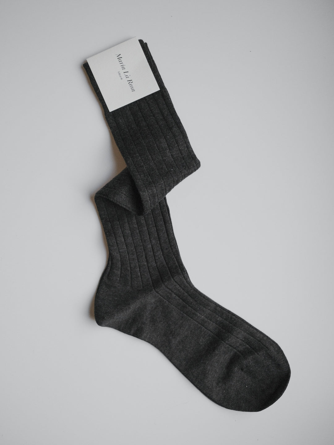 College Cotton Socks - Dark Grey Melange