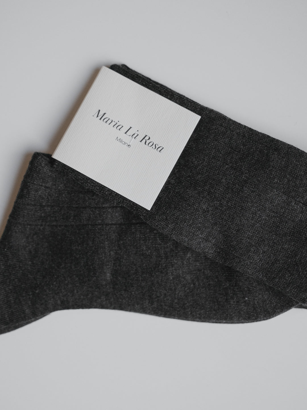 College Cotton Socks - Dark Grey Melange