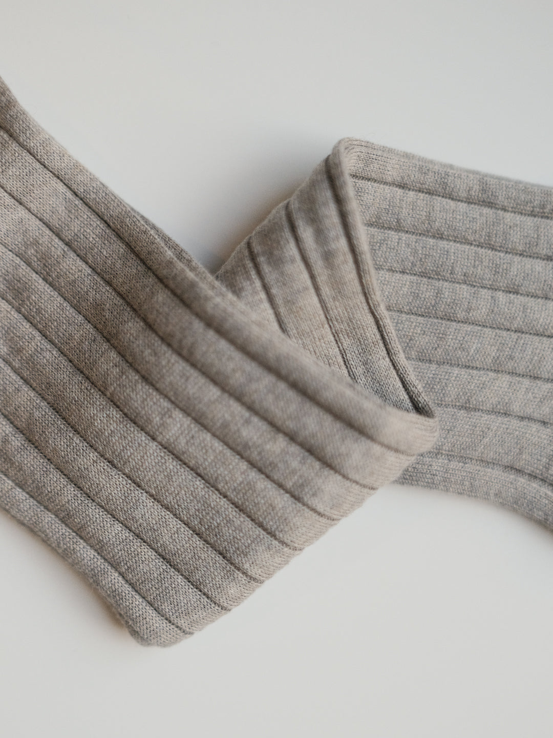 College Cotton Socks - Sabbia Melange
