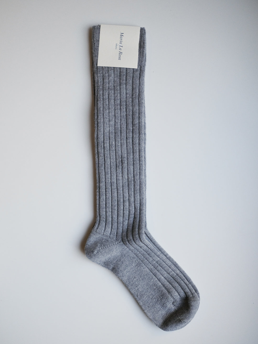 College Wool Socks - Grey