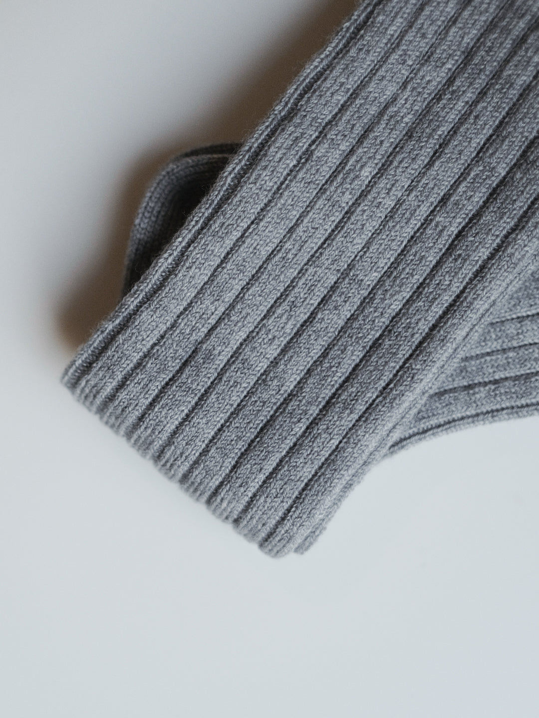 College Wool Socks - Grey