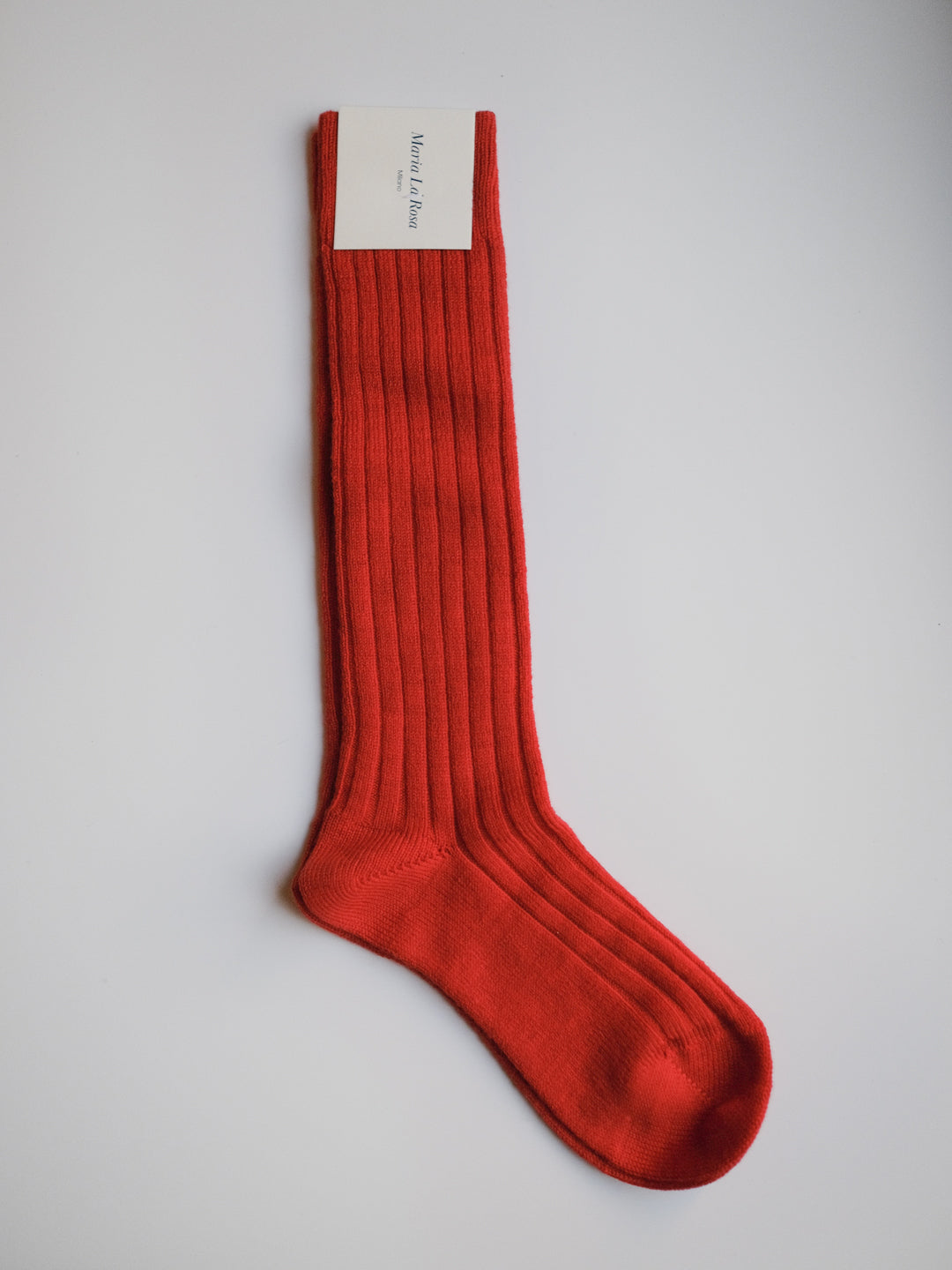 College Wool Socks - Red