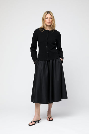 Milano Knit Wool Blazer Black