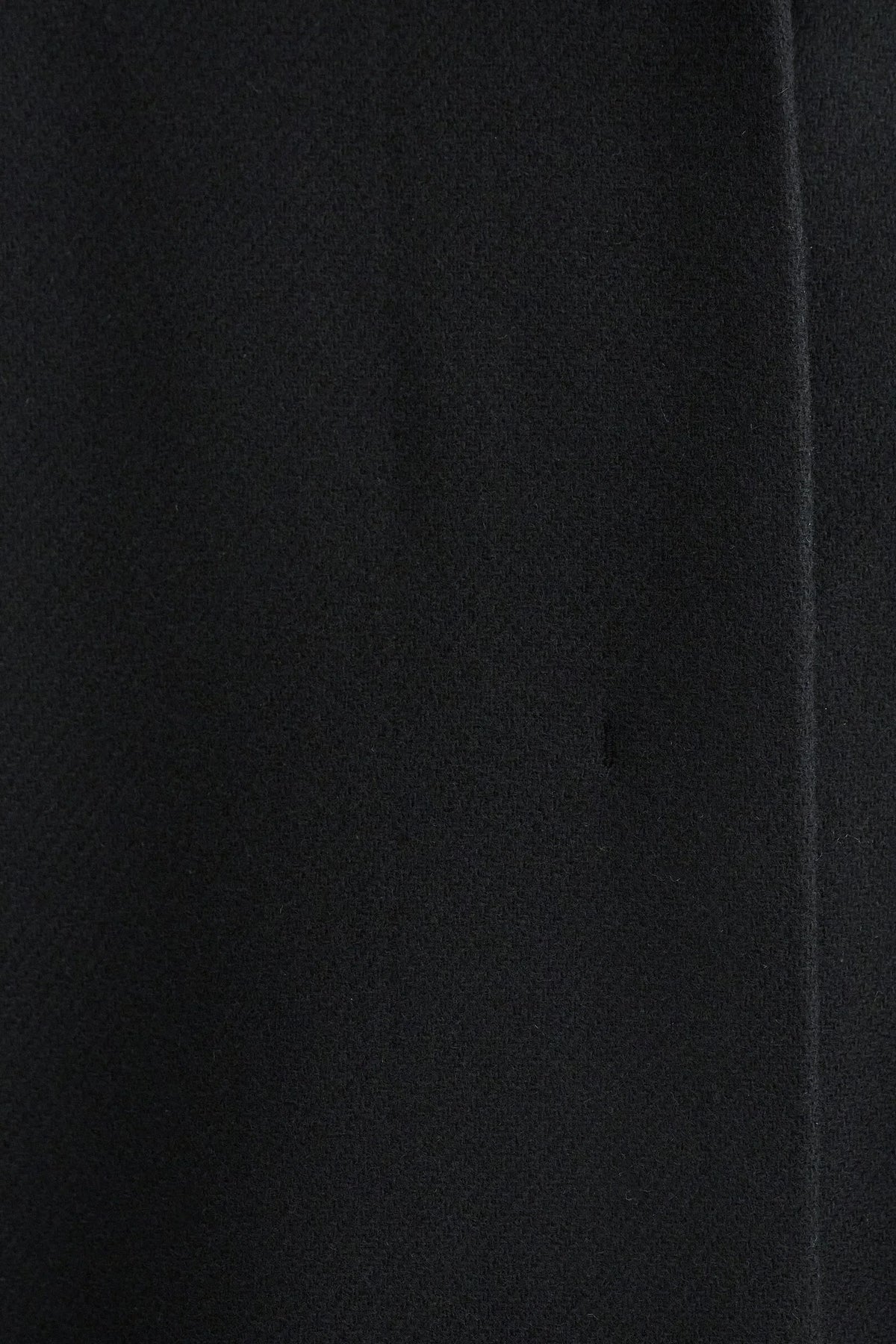 Caro Two Layered Wool Coat - Black