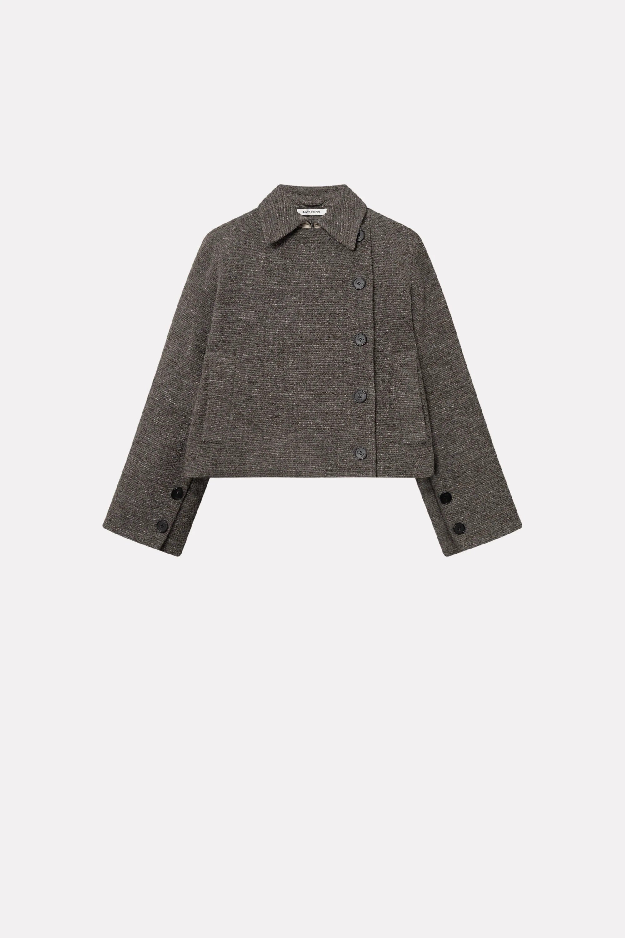 Clarissa Structure Blend Jacket - Mink Melange