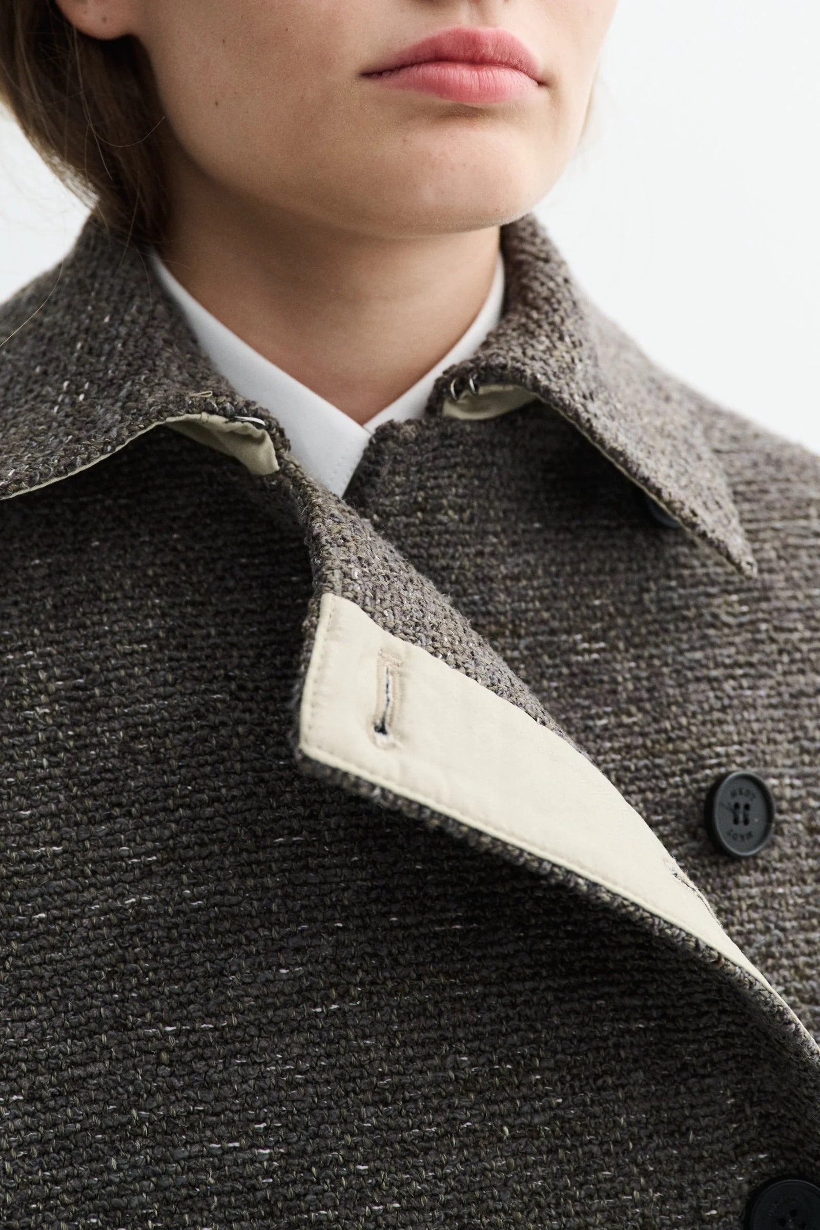 Clarissa Structure Blend Jacket - Mink Melange