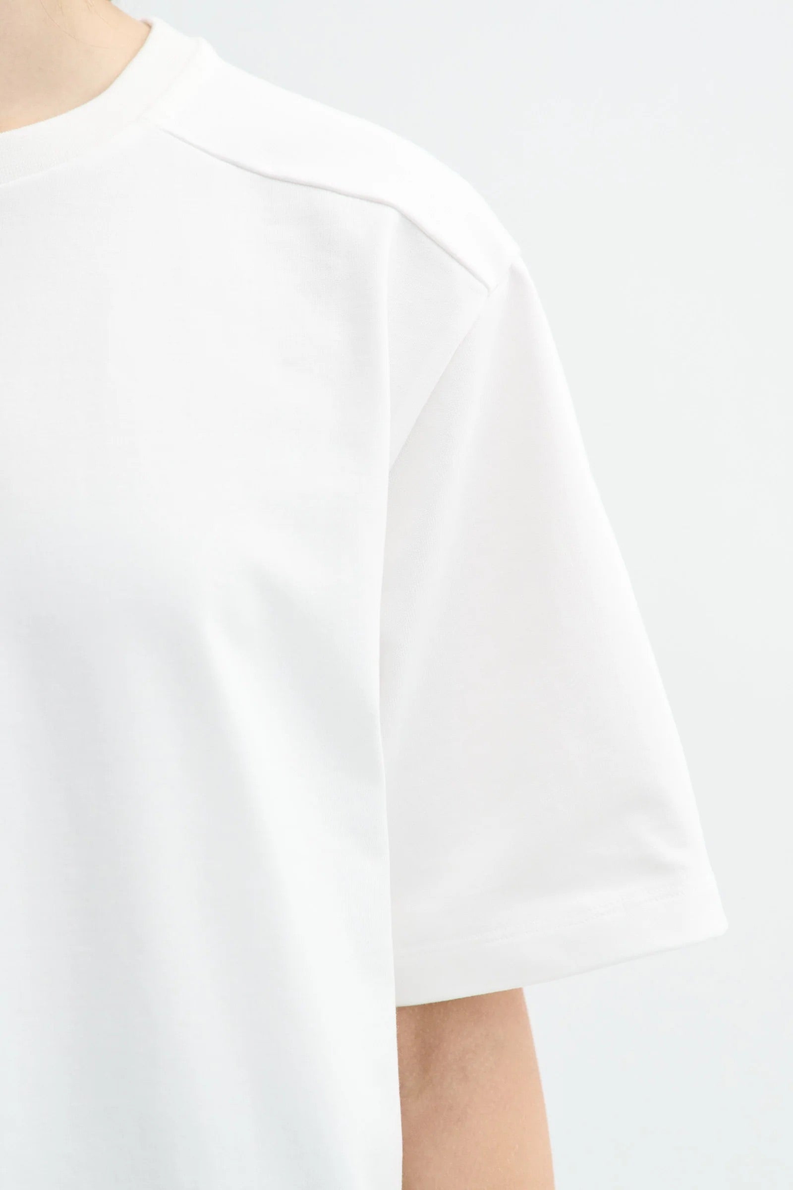 Leo Heavy Jersey Cotton T-Shirt - White