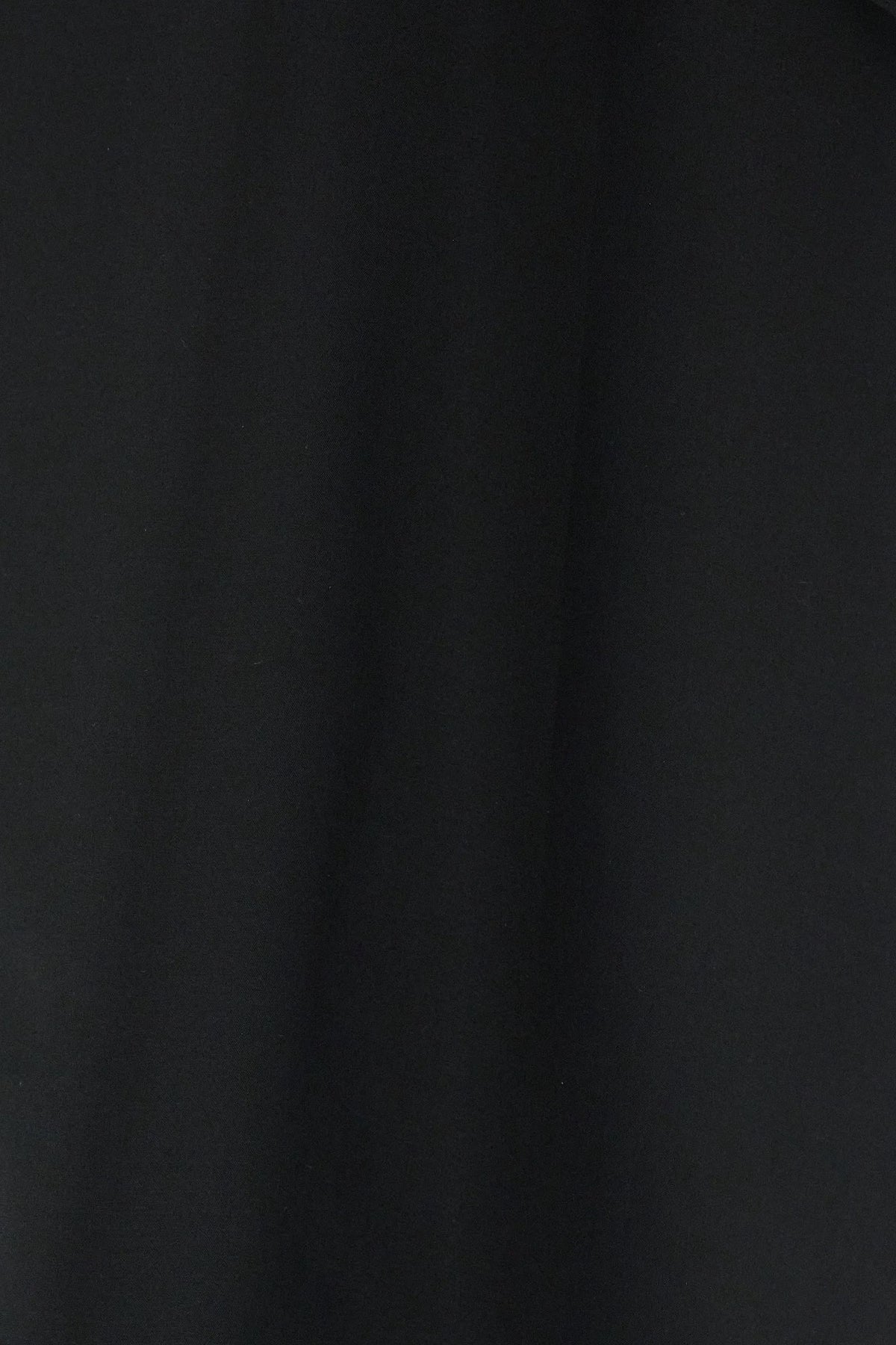 Niri Silk Organza Skirt - Black Quartz