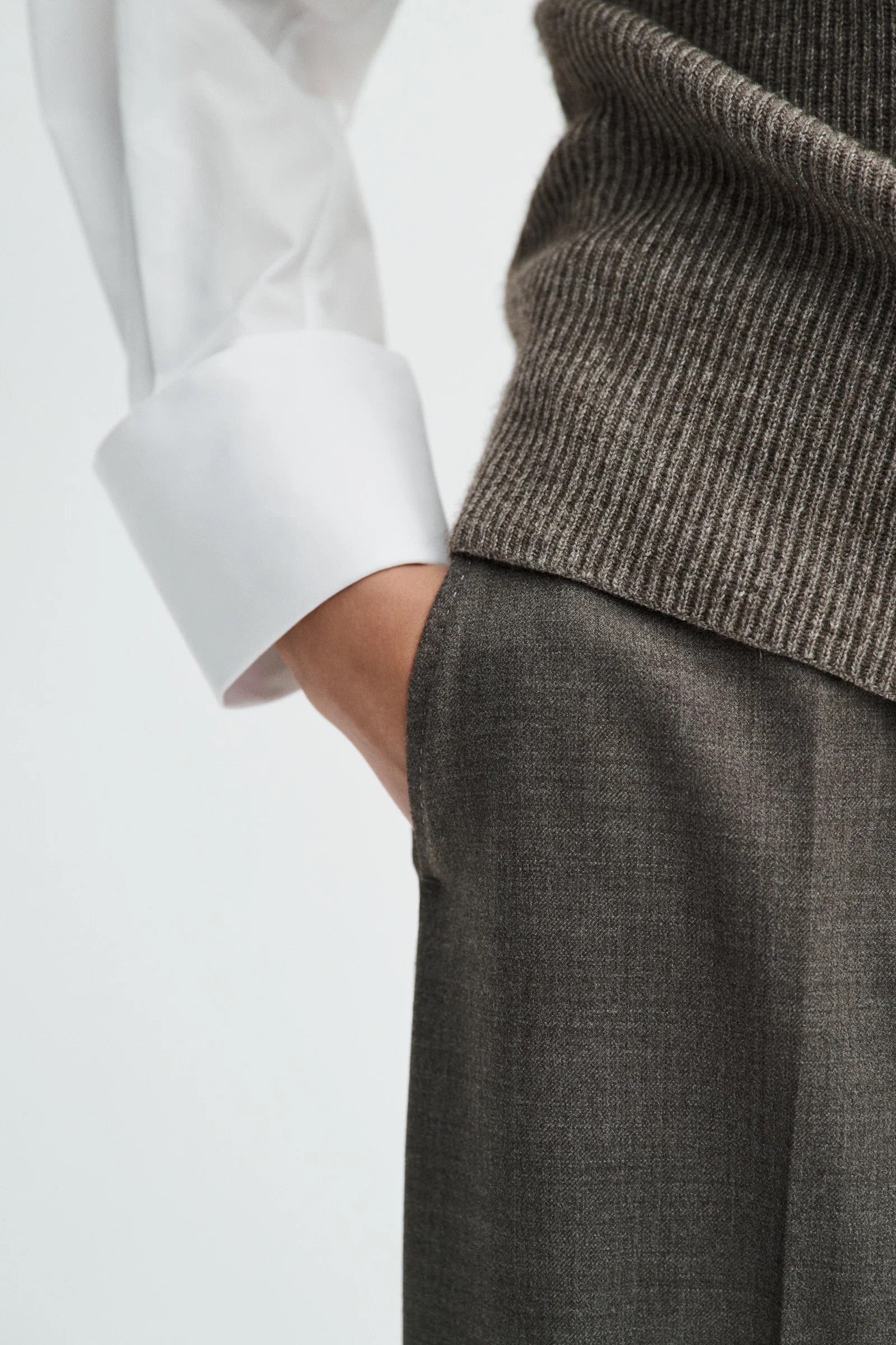 Pavot Transeasonal Wool Pants - Mink