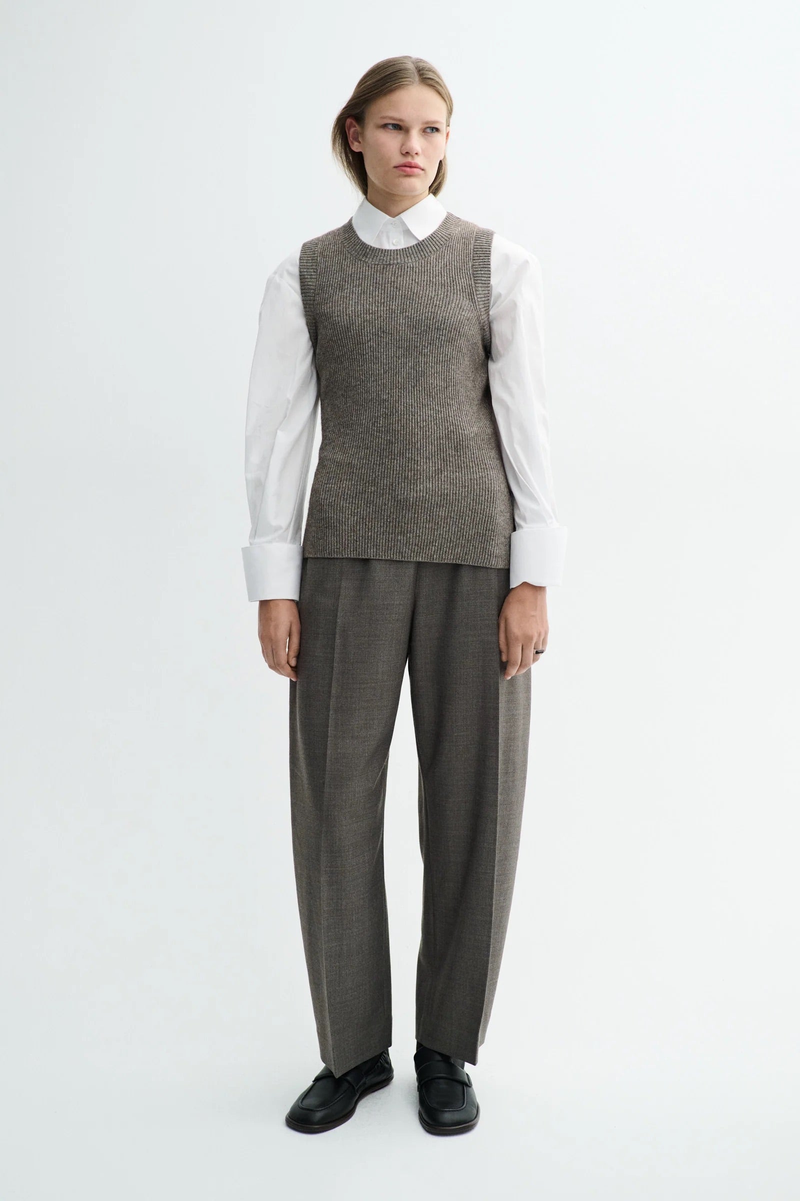Pavot Transeasonal Wool Pants - Mink