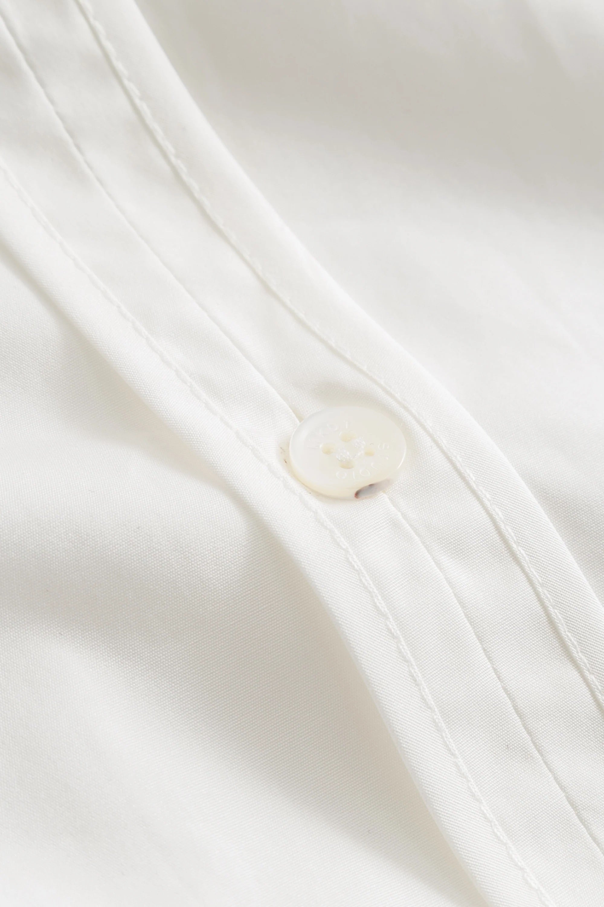 Sebastiana Cotton Poplin Shirt - White