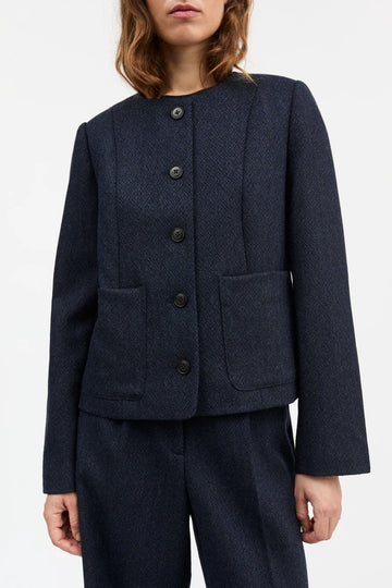 Mona Jacket Navy Black
